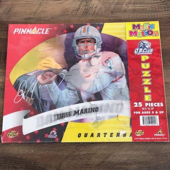 Pinnacle 1997 QB Club Dan Marino Magic Motion Puzzle - Vintage NFL - Picture 3 of 3